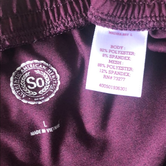 Purple Athletic Shorts- Size Large - Picture 3 of 3